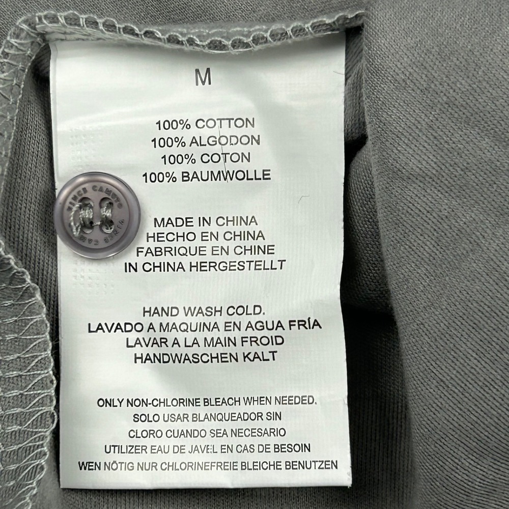 Vince Camuto Mens Gray Short Sleeve Cotton Polo Shirt Size Medium NWT - Picture 5 of 9